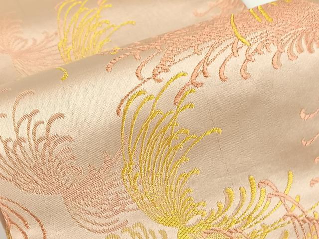 平和屋着物◎半幅帯　乱菊　正絹　逸品　AABM3420dk