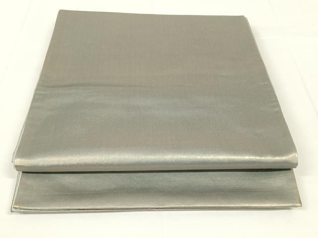 平和屋着物◎六通柄袋帯　霞文　金糸　正絹　逸品　AABM3435dk