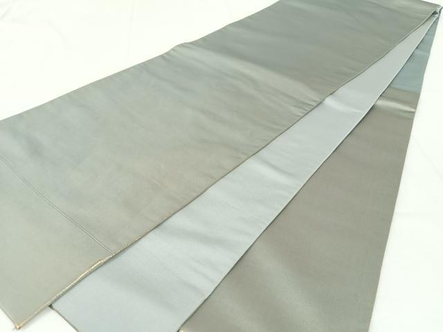 平和屋着物◎六通柄袋帯　霞文　金糸　正絹　逸品　AABM3435dk