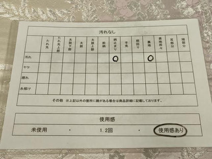 平和屋着物◎六通柄袋帯　唐織　草花文　銀糸　正絹　逸品　AABM3441ou