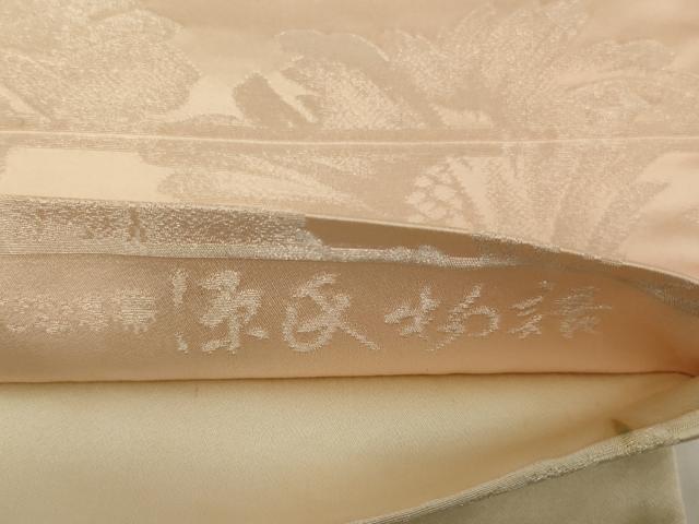 平和屋着物◎両面　全通柄袋帯　源氏物語　銀糸　正絹　逸品　AABM3473ou