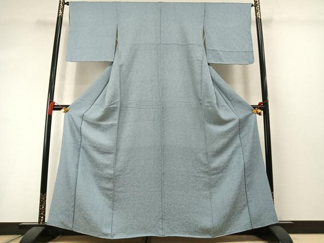 平和屋着物●江戸小紋　鮫小紋柄　舞花文　正絹　逸品　AABM3701fy