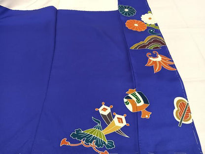 平和屋着物●豪華振袖　駒刺繍　松竹梅　正絹　逸品　AABM3707fy