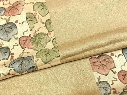 平和屋着物●創作京版画　清水章夫　訪問着　小さな実　仮絵羽　正絹　逸品　未使用　AABM3709fy