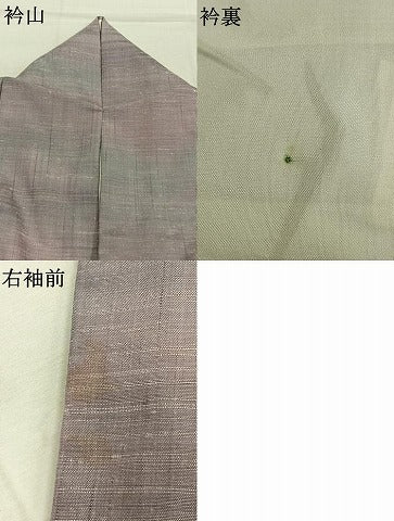 平和屋着物●西陣　宮階織物　宮繍苑　里葉　色留袖　紬地　万寿菊　正絹　逸品　AABM3730fy