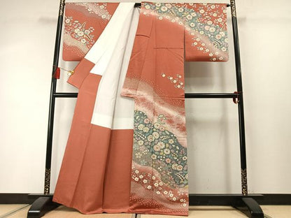 平和屋着物●訪問着　辻が花　暈し染め　正絹　逸品　AABM3740fy