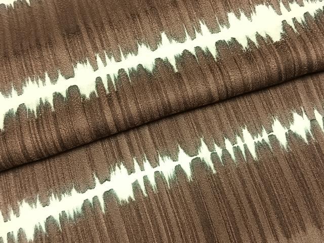 平和屋着物●上質な小紋　横段文　正絹　逸品　AABM3741fy