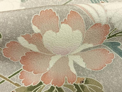 平和屋着物●訪問着　友禅　鴛鴦花文　暈し染め　正絹　逸品　AABM3747fy