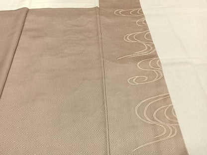 平和屋着物●豪華色留袖　駒刺繍　宝尽くし流水花文　金彩　正絹　逸品　AABM3756fy