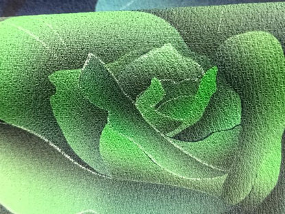 平和屋着物●豪華振袖　薔薇　暈し染め　正絹　逸品　AABM3761fy
