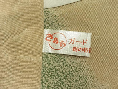 平和屋着物●訪問着　松　暈し染め　金糸　金彩　正絹　逸品　AABM3766fy
