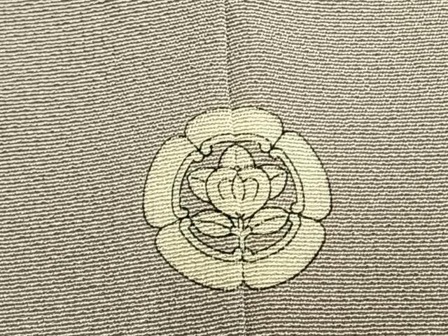 平和屋着物●訪問着　作家物　駒刺繍　草花文　暈し染め　正絹　逸品　AABM3780fy