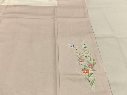 平和屋着物●訪問着　草花文　暈し染め　正絹　逸品　AABM3792fy