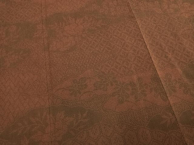 平和屋着物●本塩沢　訪問着　草花文　正絹　逸品　未使用　AABM3799fy