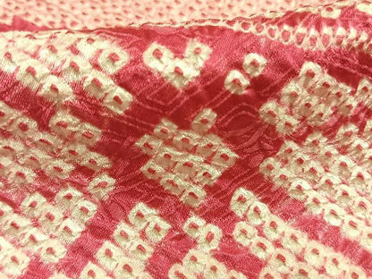 平和屋着物●豪華振袖　総絞り　切嵌枝松花文　三越扱い　正絹　逸品　AABM3801fy