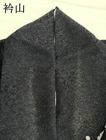 平和屋着物●訪問着　辻が花　暈し染め　銀通し地　正絹　逸品　AABM3806fy