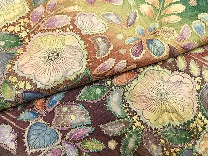 平和屋着物●豪華振袖　絞り　辻が花　暈し染め　金彩　正絹　逸品　AABM3849fy