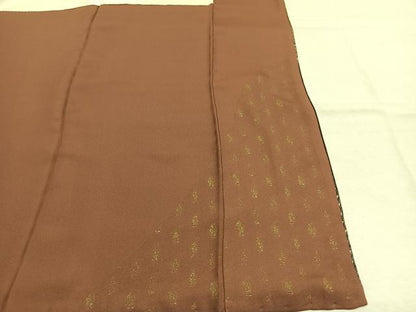 平和屋着物●訪問着　草花文　暈し染め　正絹　逸品　AABM3861fy