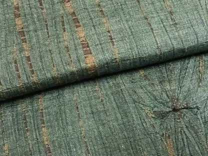 平和屋着物●上質な紬　竜巻絞り　正絹　逸品　未使用　AABM3863fy