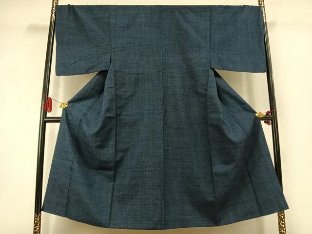 平和屋着物●男性　紬　網代織　正絹　逸品　AABM3865fy