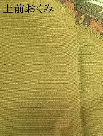 平和屋着物●中国三大刺繍　スワトウ刺繍　汕頭刺繍　総刺繍　訪問着　作家物　舞蝶花鳥文　暈し染め　金糸　正絹　逸品　AABM3880fy
