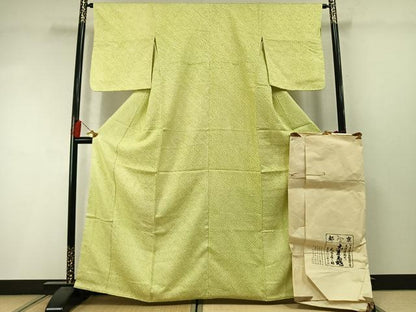 平和屋着物●銀座　志ま亀　大変加工の良い総絞り小紋　正絹　逸品　AABM3882fy