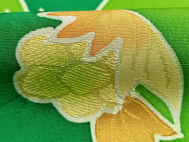 平和屋着物▼上質な小紋　地紋起こし　立涌花文　正絹　逸品　AABM3884fy