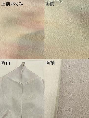 平和屋着物●訪問着　飛鳥樹林文　暈し染め　正絹　逸品　AABM3885fy