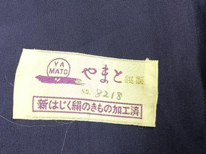 平和屋着物●豪華振袖　御所車枝桜文　暈し染め　やまと誂製　正絹　逸品　AABM3888fy