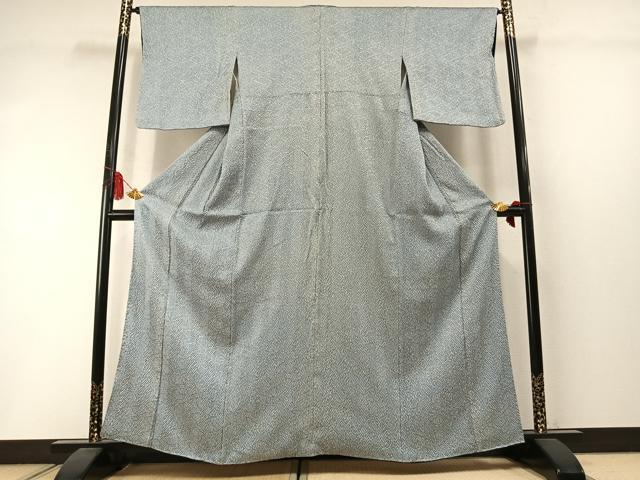 平和屋着物●名門　藤娘きぬたや・総絞り(杢目絞り)　小紋　正絹　逸品　AABM3893fy