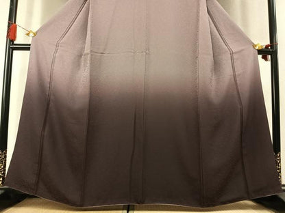 平和屋着物●訪問着　お召地　黄金糸　花唐草文　暈し染め　正絹　逸品　未使用　AABM3898fy