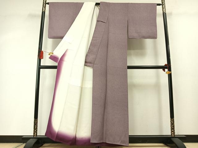 平和屋着物●江戸小紋　鮫小紋柄　正絹　逸品　AABM3910fy