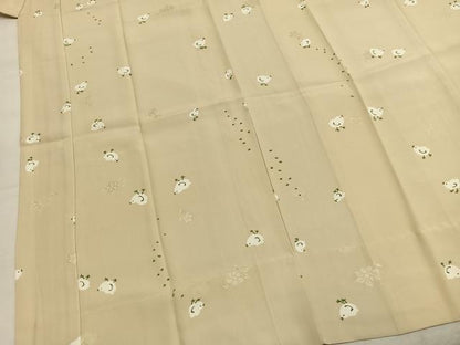 平和屋着物●長襦袢　無双仕立て　ひよこ　正絹　逸品　AABM3926fy