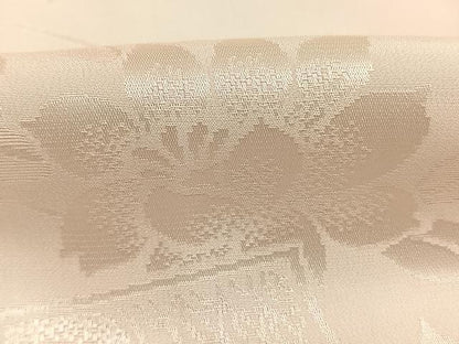 平和屋着物●振袖用長襦袢　無双仕立て　枝梅花地紋　暈し染め　正絹　逸品　AABM3927fy