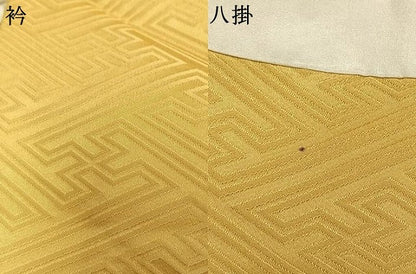平和屋着物●豪華振袖　駒刺繍　地紙花文　金彩　正絹　逸品　AABM3928fy