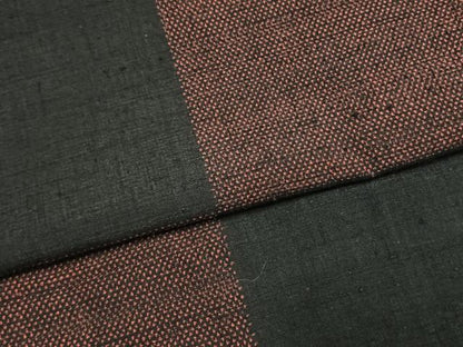 平和屋着物●上質な紬　道中着セット　市松文様　正絹　逸品　AABM3934fy