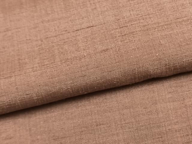 平和屋着物●結城紬　色無地　鴇浅葱色　正絹　逸品　AABM3944fy