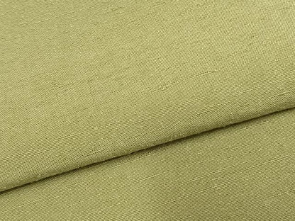 平和屋着物●結城紬　色無地　柳茶色　正絹　逸品　AABM3946fy