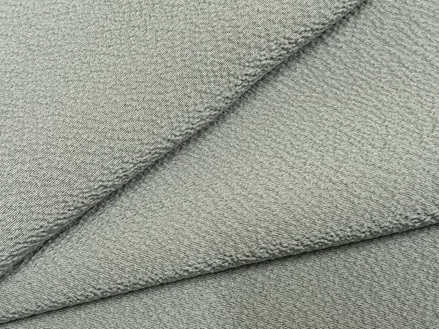 平和屋着物●上質な色無地　灰青色　正絹　逸品　未使用　AABM3949fy