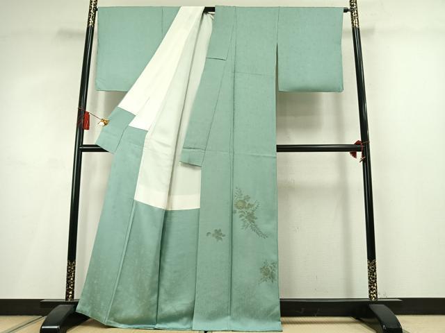 平和屋着物●中国三大刺繍　スワトウ刺繍　汕頭刺繍　総刺繍　色留袖　辻が花　正絹　逸品　AABM3961fy