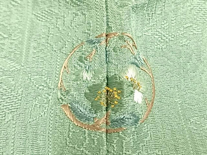 平和屋着物●中国三大刺繍　スワトウ刺繍　汕頭刺繍　総刺繍　色留袖　辻が花　正絹　逸品　AABM3961fy