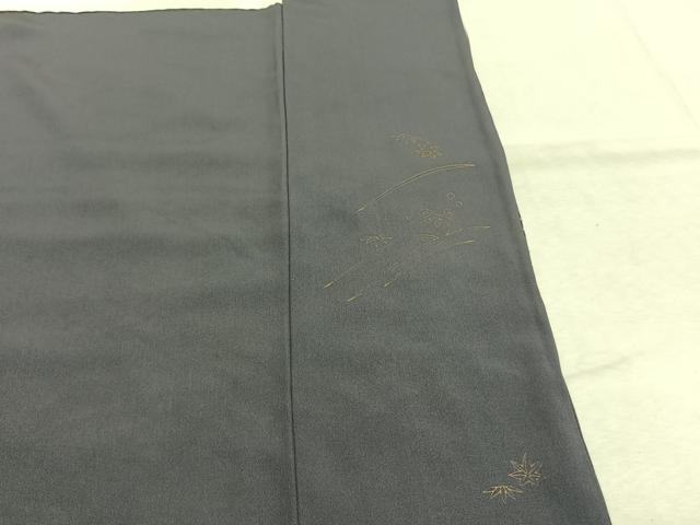 平和屋着物●訪問着　総刺繍　源氏車花文　暈し染め　金銀糸　正絹　逸品　AABM3975fy