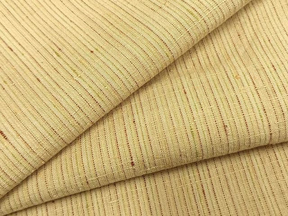 平和屋着物●上質な紬　縞　正絹　逸品　AABM3976fy