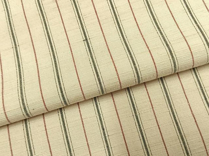 平和屋着物●上質な紬　縞　正絹　逸品　AABM3977fy