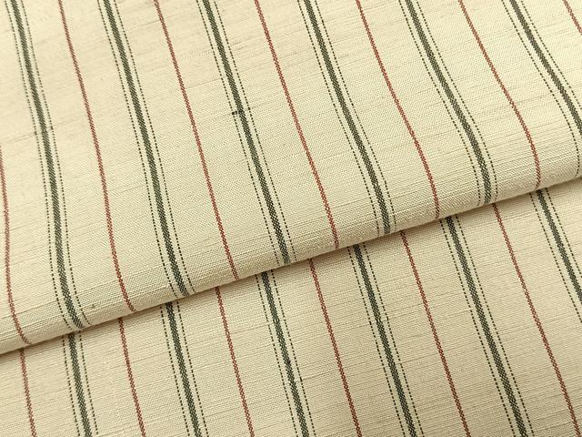 平和屋着物●上質な紬　縞　正絹　逸品　AABM3977fy