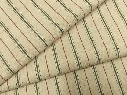 平和屋着物●上質な紬　縞　正絹　逸品　AABM3977fy