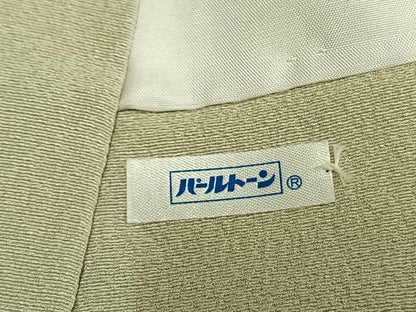 平和屋着物●訪問着　駒刺繍　舞葉文　金銀彩　正絹　逸品　AABM3979fy