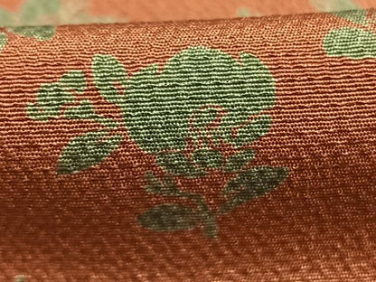 平和屋着物●訪問着　草花格子文　暈し染め　正絹　逸品　AABM3981fy
