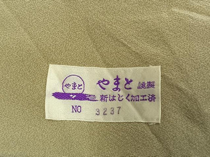 平和屋着物●訪問着　枝桜文　暈し染め　金彩　やまと誂製　正絹　逸品　AABM3992fy