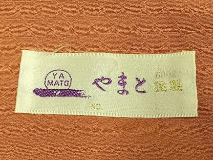 平和屋着物●上質な小紋　刺繍　枝花丸文　暈し染め　金彩　やまと誂製　正絹　逸品　AABM4022fy